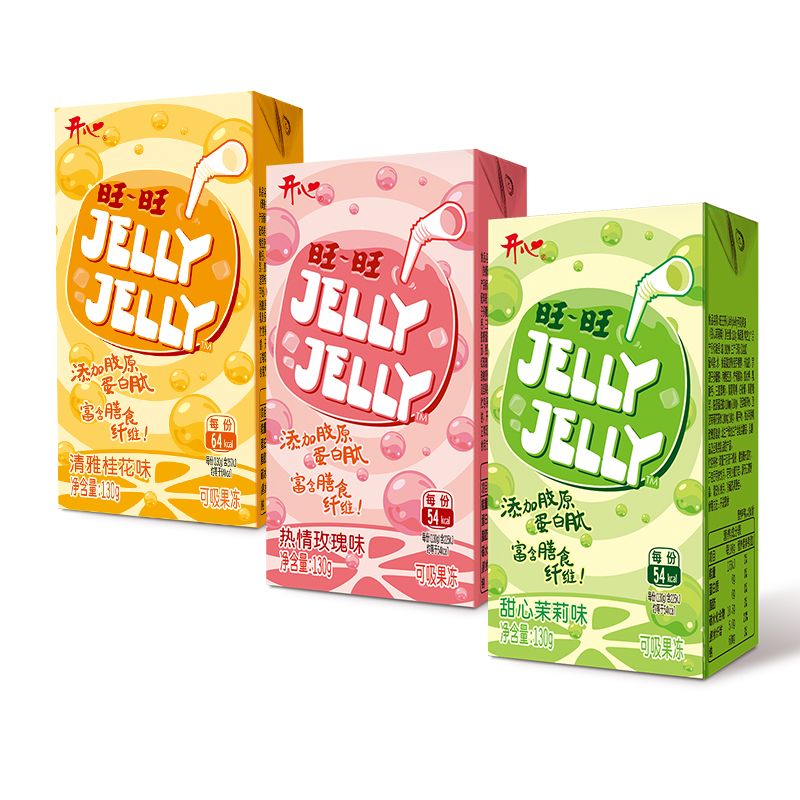 旺旺吸吸 JellyJelly果冻 甜心茉莉味/清雅桂花味 果冻